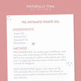 Naturally Tiwa Skincare IYA Intimate Shave Oil 30ml GOODS Superdrug   