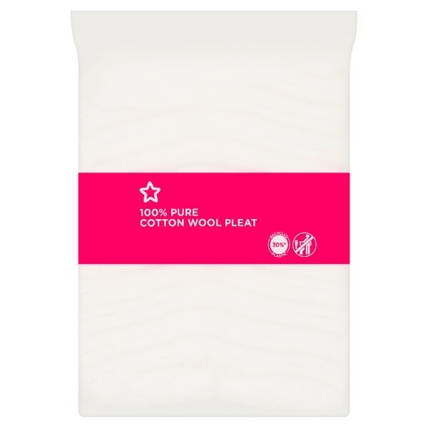 Superdrug Cotton Wool Pleat 100g