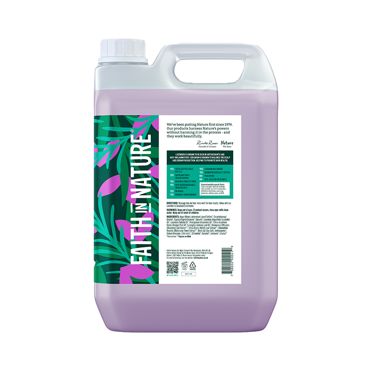 Faith in Nature Fragrance Free Shampoo 5 Litre - 999322