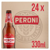 Peroni Red Beer Lager Bottles   24 x 330ml