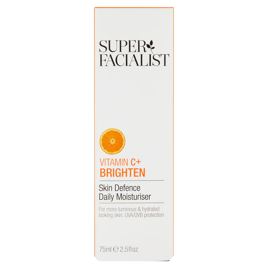 Super Facialist Vitamin C + Brighten Skin Defence Daily Moisturiser 75ml