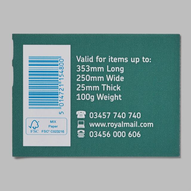 2nd Class Large Stamps   4 per pack - McGrocer