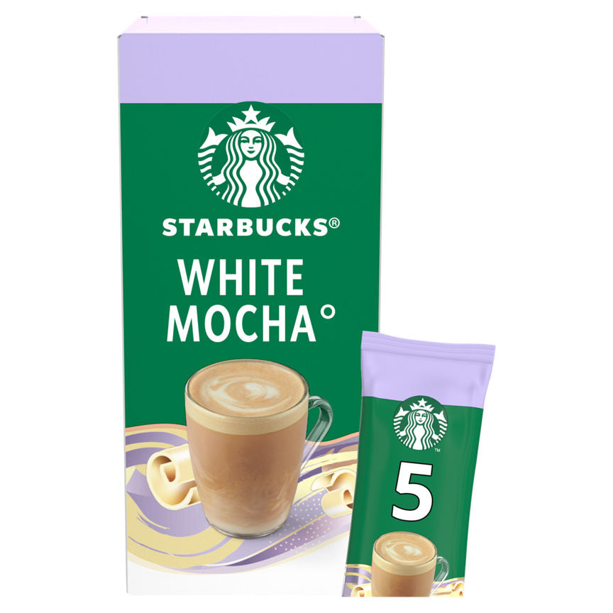 Starbucks Premium Instant White Mocha 5 x 24g (120g) GOODS ASDA   