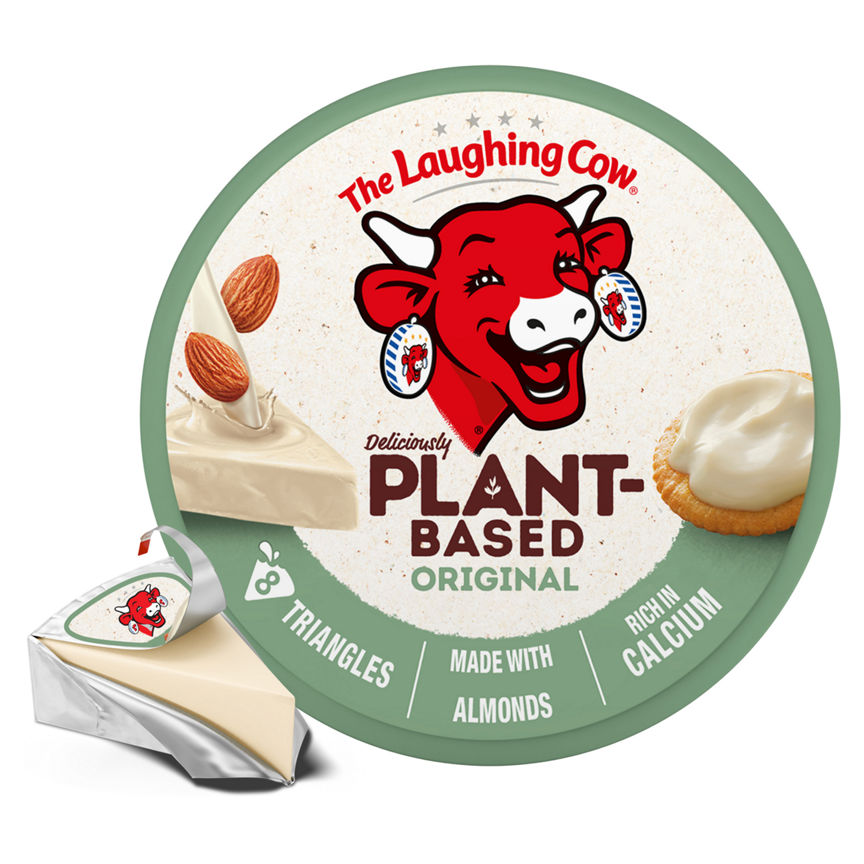 The Laughing Cow Plant Based Vegan Spread Triangles x8 128g