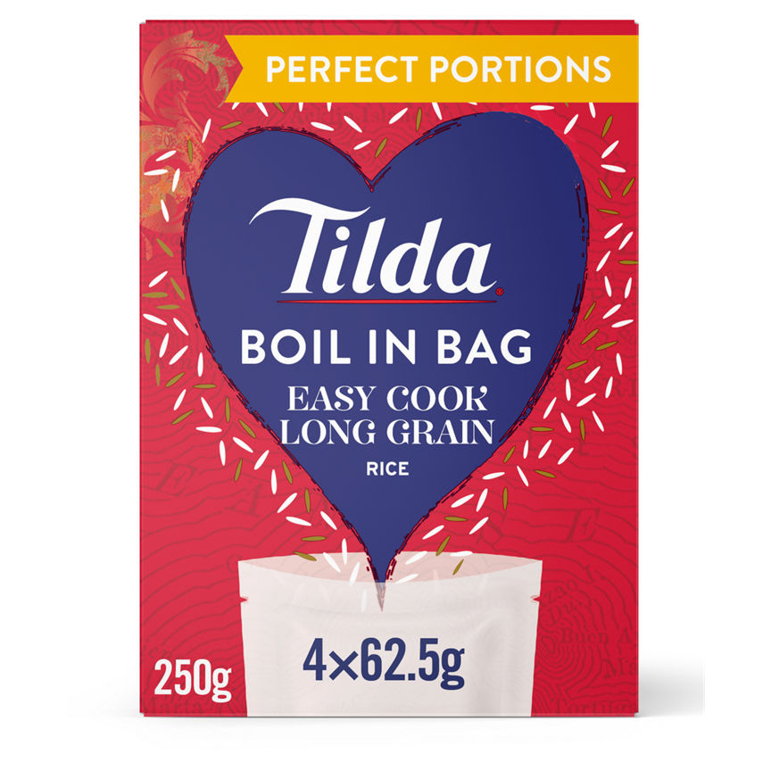 Tilda Boil in Bag Easy Long Grain Rice 250g GOODS ASDA   