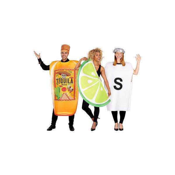 Orion Costumes Tequila, Lime & Salt 3 in 1 One Size