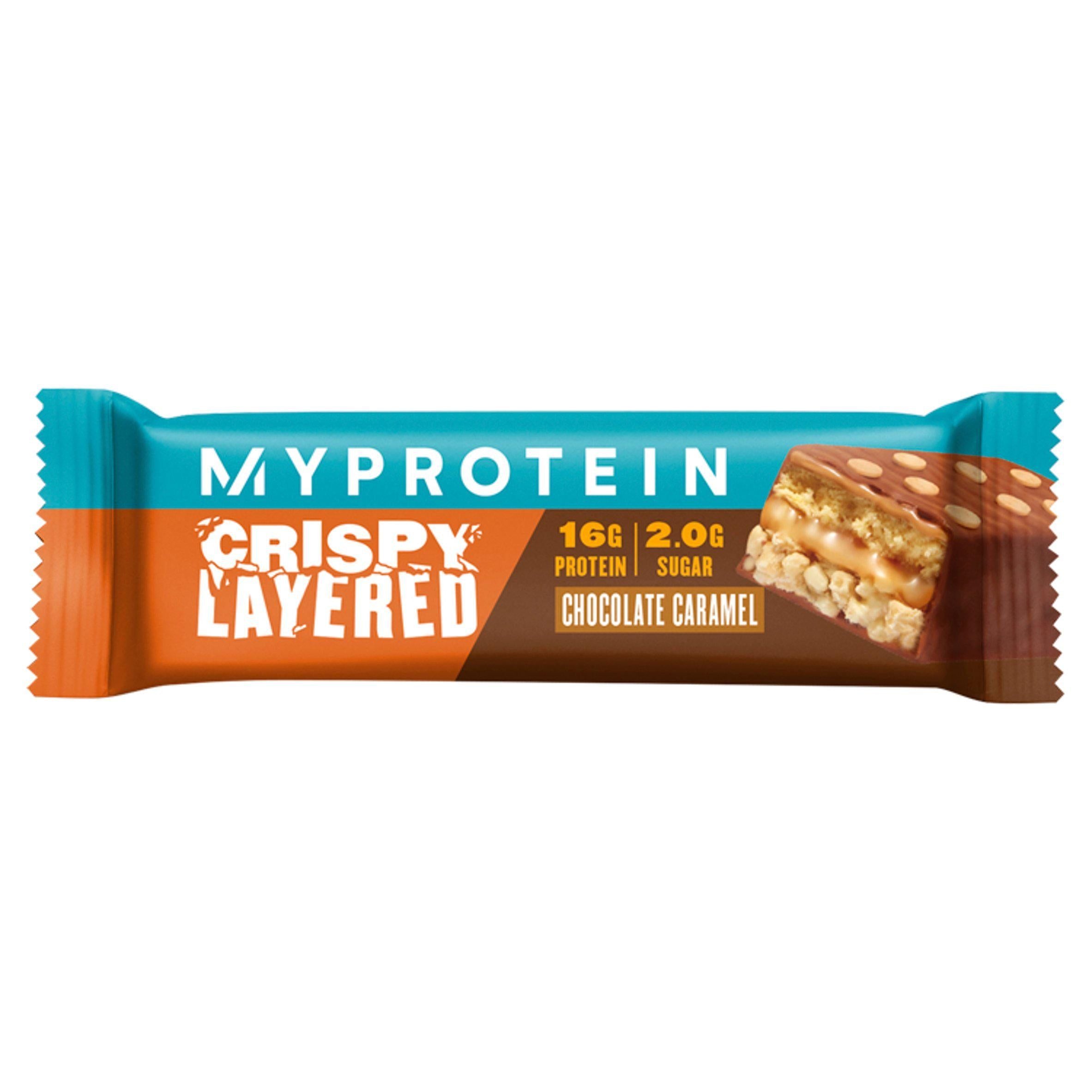 Myprotein Crispy Layered Chocolate Caramel 58g GOODS Sainsburys   