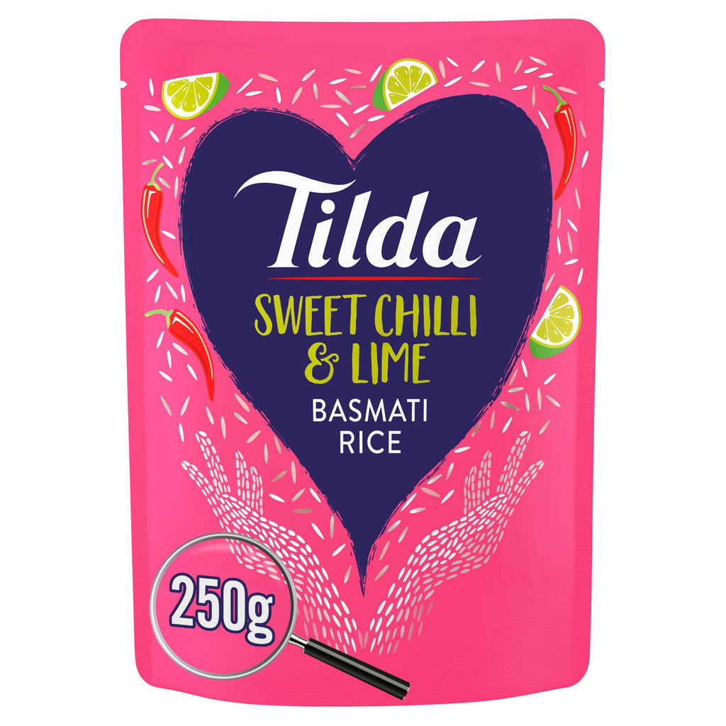 Tilda Microwave Rice Sweet Chilli Lime Basmati 250g