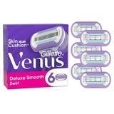 Venus Deluxe Smooth Swirl Blades 6 Pack GOODS Superdrug   