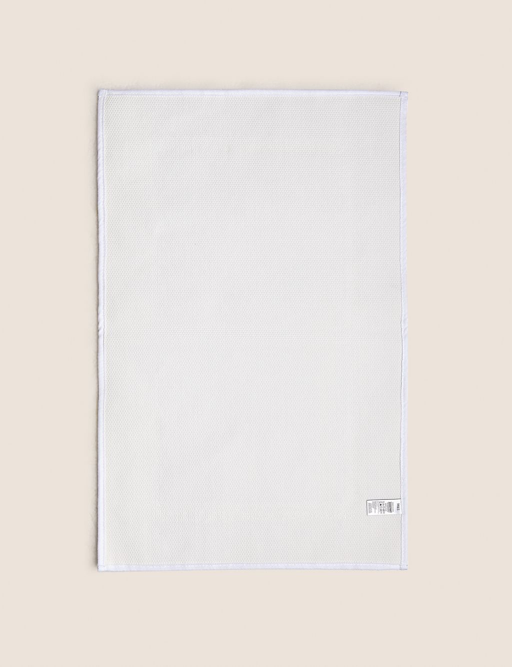 Super Soft Quick Dry Bath Mat Bathroom M&S White  