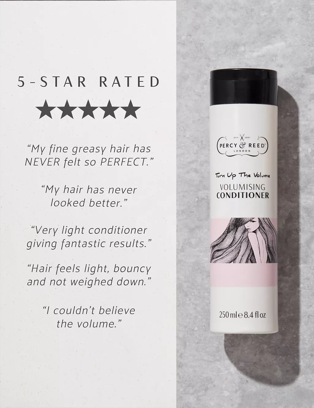 Turn Up The Volume Volumising Conditioner 250ml Haircare & Styling M&S   