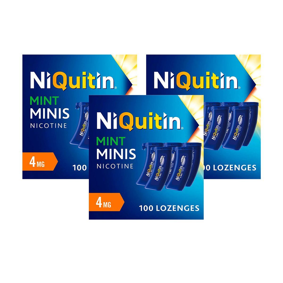 NiQuitin Minis Mint 4mg Bundle - 300 Lozenges GOODS Boots   