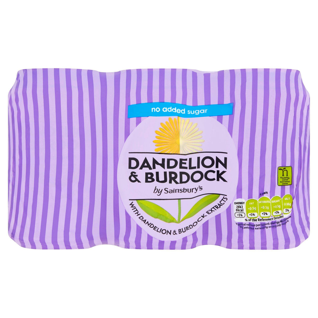 Sainsbury's Dandelion & Burdock Diet x6 330ml