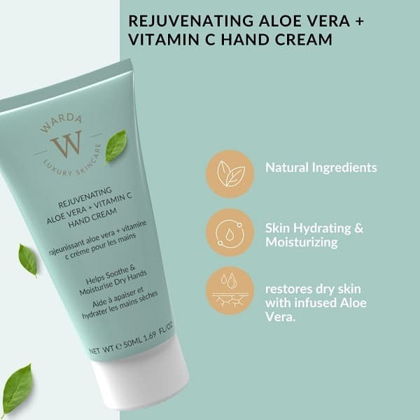 WARDA Rejuvenating Aloe Vera + Vit C Hand Cream 50ml GOODS Superdrug   