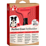 8in1 Perfect Coat DeShedder Dog M Grooming Comb