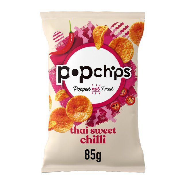 Popchips Thai Sweet Chilli Sharing Crisps   85g