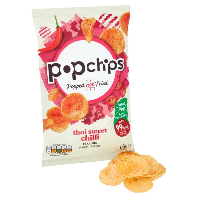 Popchips Thai Sweet Chilli Sharing Crisps   85g GOODS M&S   