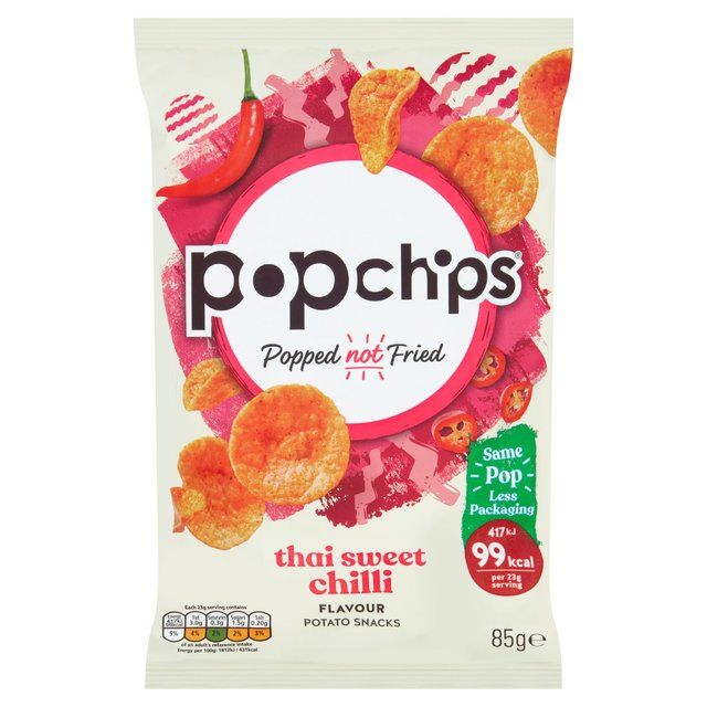 Popchips Thai Sweet Chilli Sharing Crisps   85g GOODS M&S   