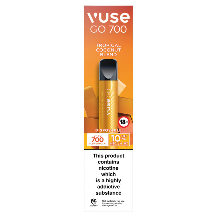 Vuse Go 700 Tropical Coconut Blend Disposable 10mg/ml