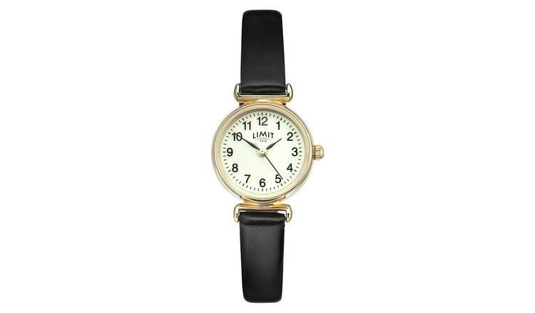 Limit Ladies Glow Dial Gold Plated Strap Watch