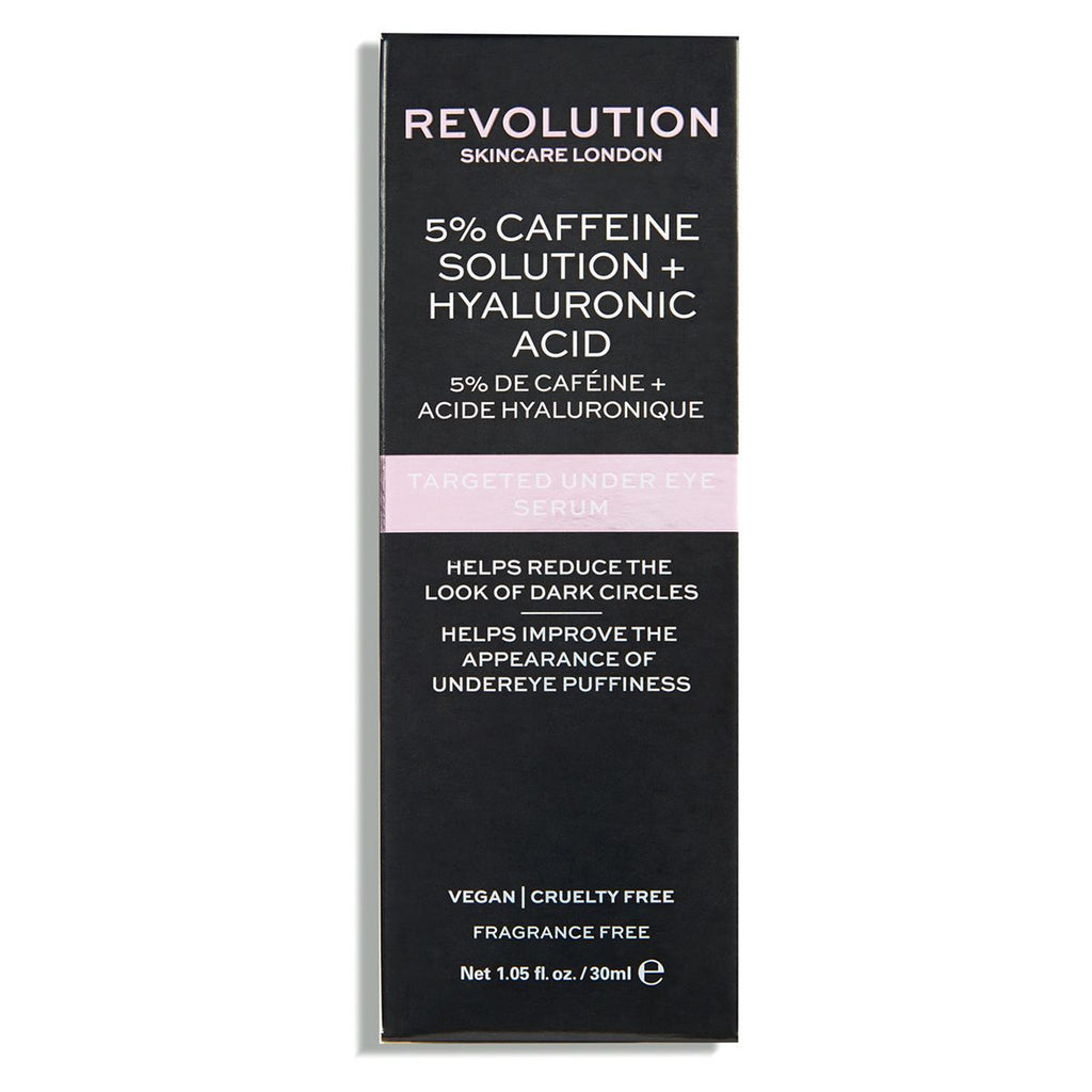 Revolution Skincare 5% Caffeine Solution + Hyaluronic Acid Targeted Under Eye Serum 30ml