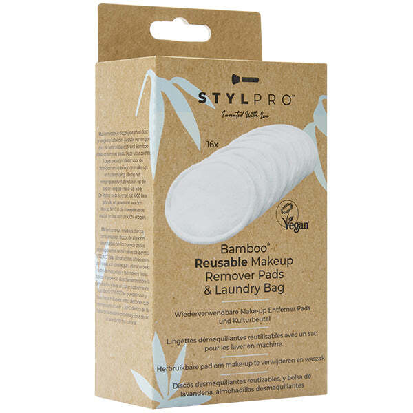 STYLPRO Bamboo Reusable Makeup Pads (16) GOODS Superdrug   