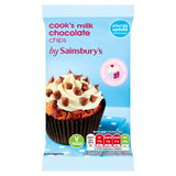 Sainsbury's Milk Chocolate Chips 100g Baking Essentials Sainsburys   