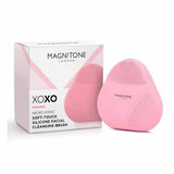 Magnitone XOXO SoftTouch Silicone Cleansing Brush Pink Make Up & Beauty Accessories Boots   