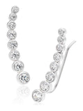 Beaverbrooks Cubic Zirconia Climber Earrings