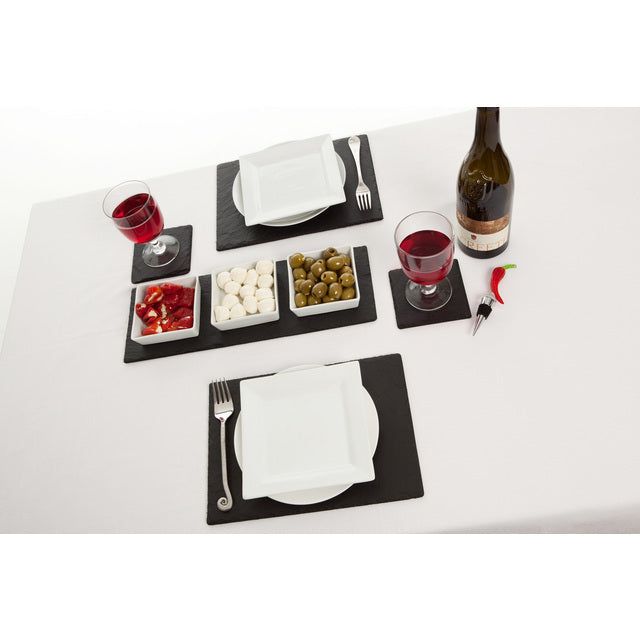 Just Slate Rectangular Placemats   2 per pack