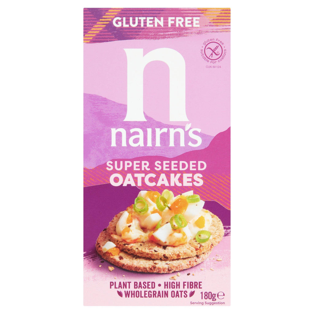 Nairn's Gluten Free Super Seeded Oatcakes 180g