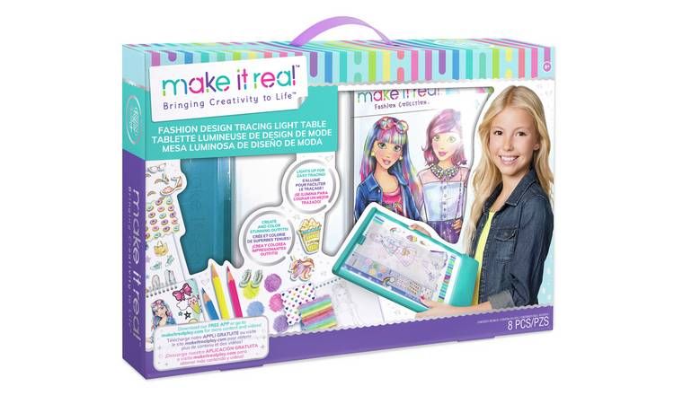 Make It Real Fashion Design Mega Set with Light Table