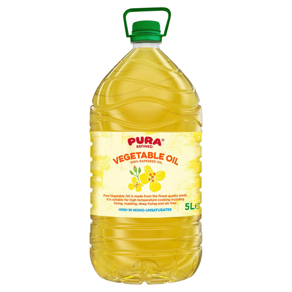 Pura Refined Vegetable Oil 5L