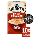 Quaker Oat So Simple Sweet Cinnamon Porridge 10 Pack