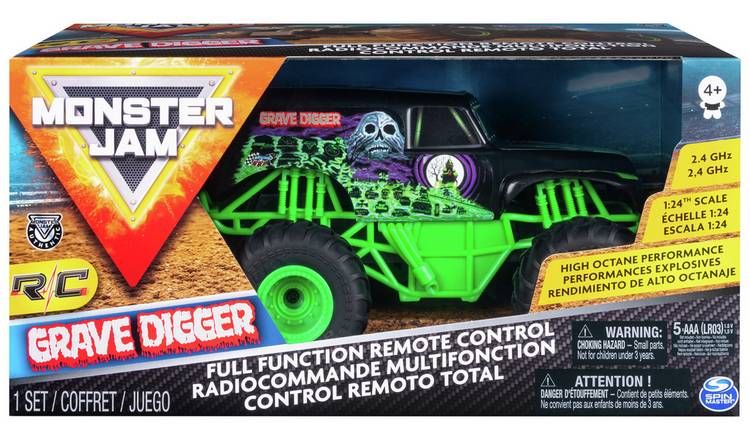 Monster Jam Grave Digger 1:24 Radio Controlled Truck