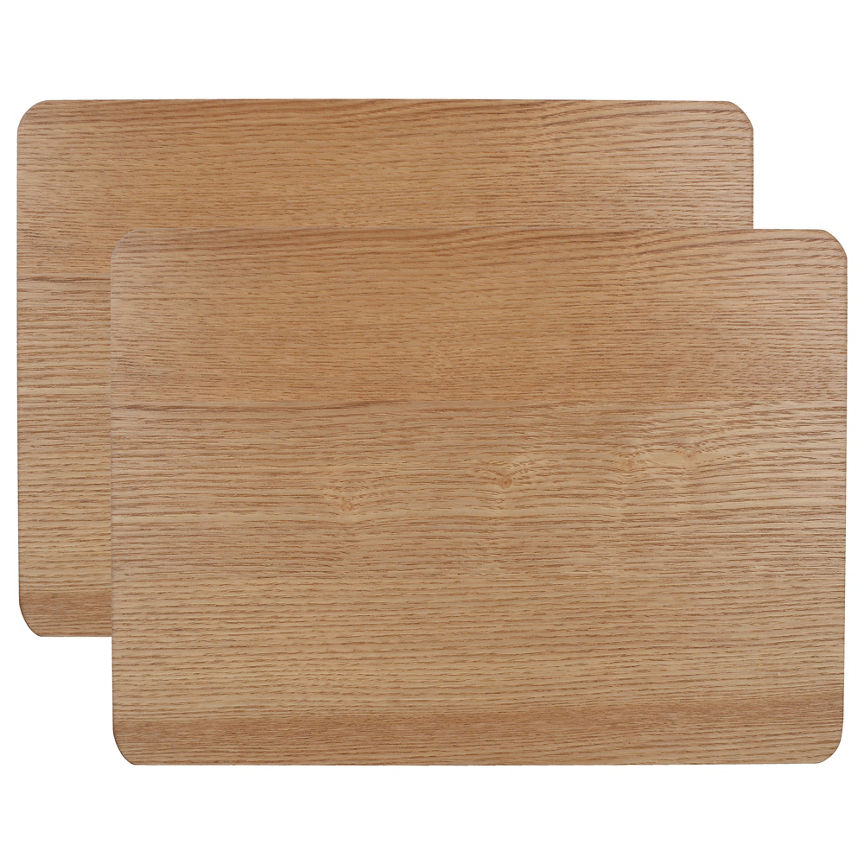 George Home Natural Wooden Placemats - McGrocer