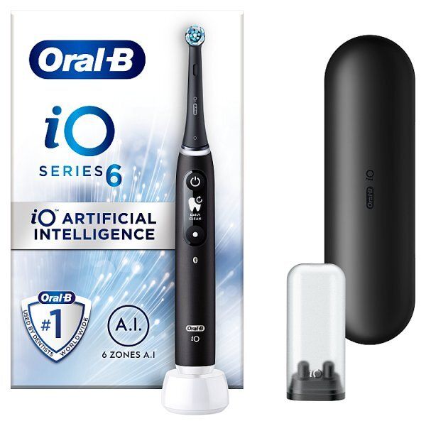 Oral-B Io6 Black Lava Ultimate Clean Electric Toothbrush GOODS Superdrug   