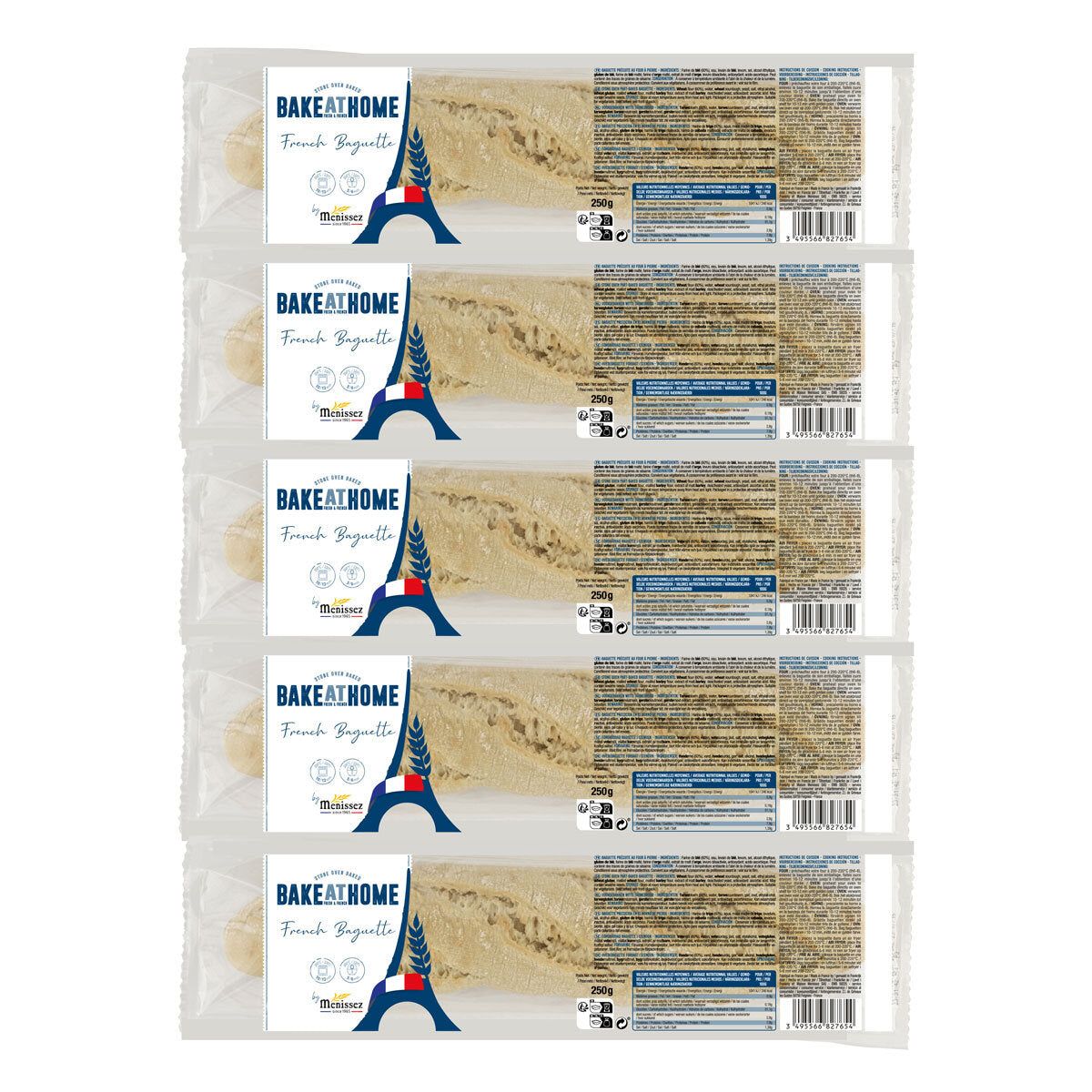 Menissez Sourdough Baguette, 5 Pack GOODS Costco UK