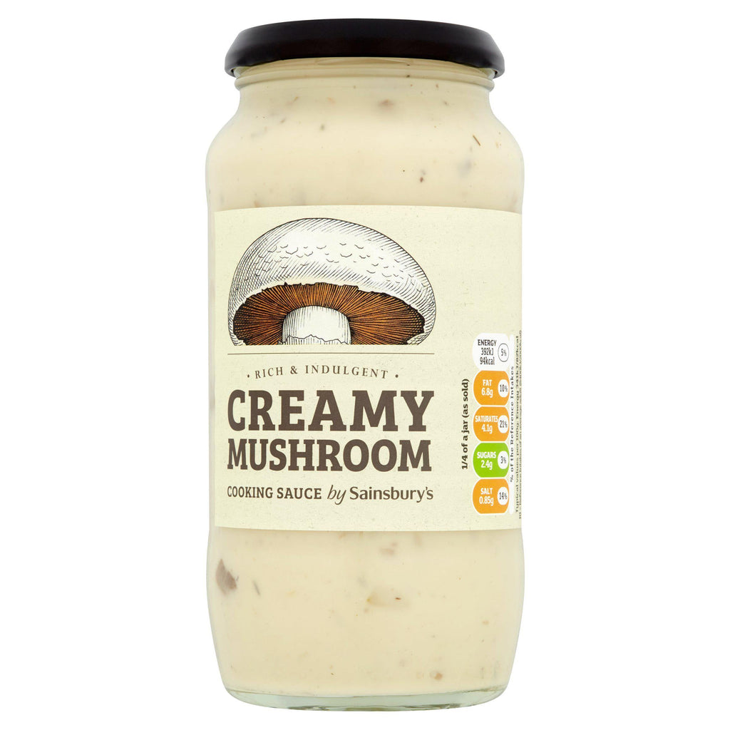 Sainsbury's Creamy Mushroom Cooking Sauce 460g