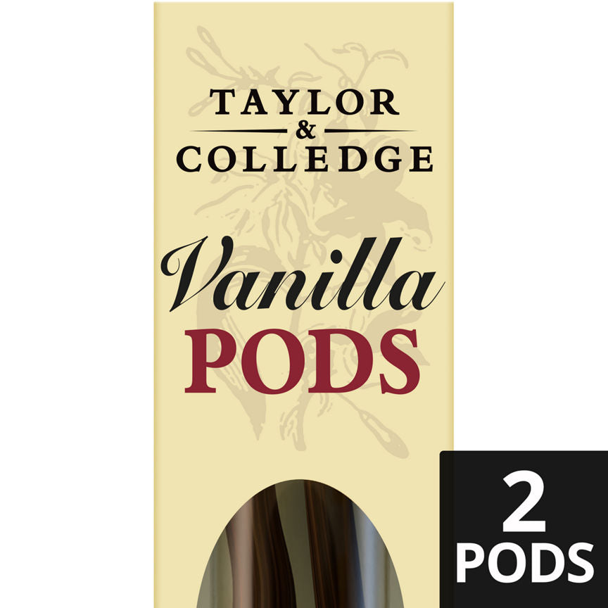 Taylor & Colledge 2 Organic Vanilla Pods