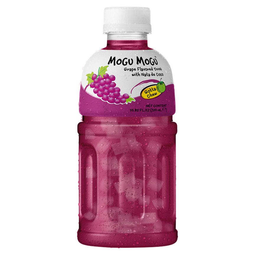 Mogu Mogu Grape Flavoured Drink with Nata de Coco 320ml GOODS ASDA   