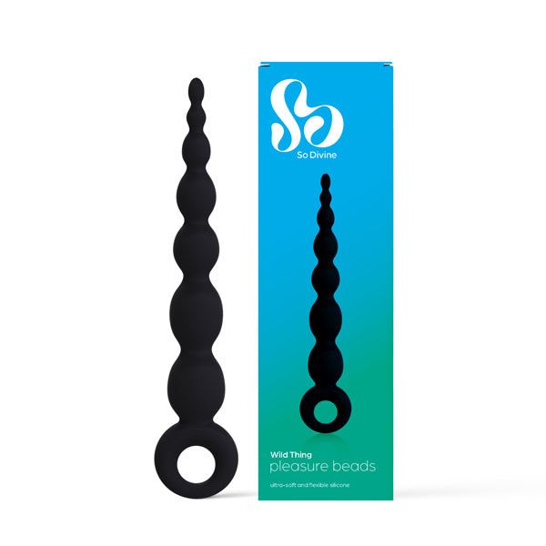 So Divine Wild Thing 6.5 Inch Silicone Pleasure Beads GOODS Superdrug   