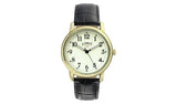 Limit Men's Glow Dial Gold Plated Faux Leather Strap Watch GOODS Argos