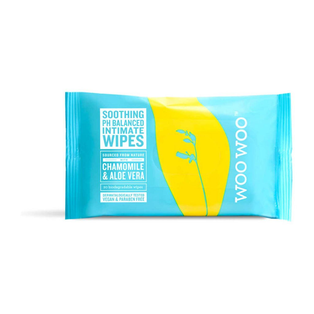 Woowoo Soothe It Chamomile & Aloe Vera Intimate Wipes - 20 Wipes