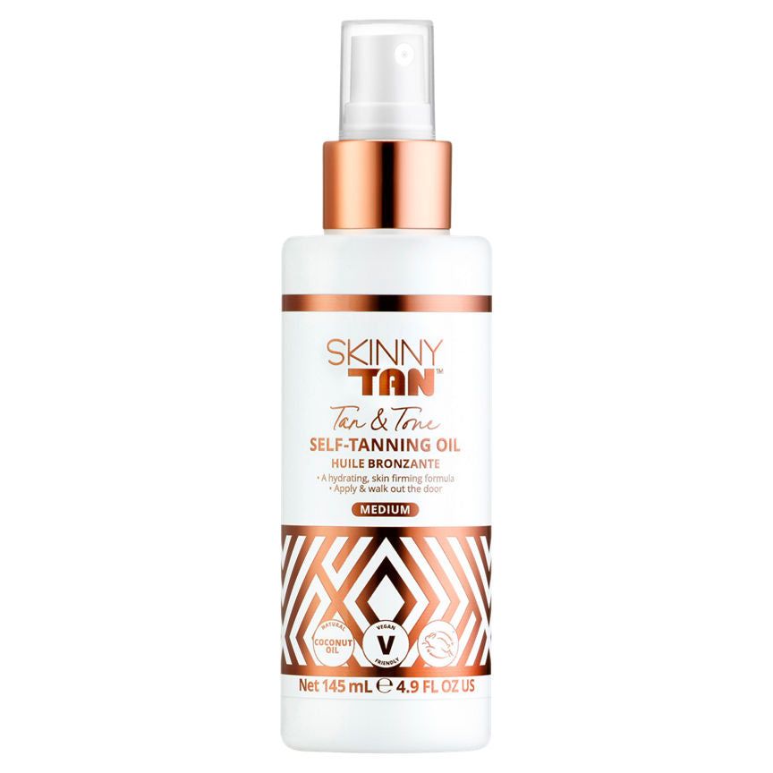 Skinny Tan Tan & Tone Self-Tanning Oil Medium GOODS ASDA   