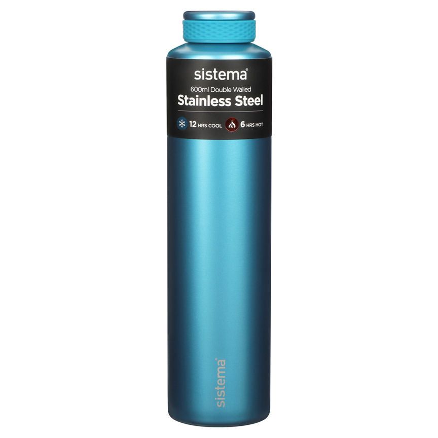 Sistema Chic Stainless Steel Bottle - Colour May Vary