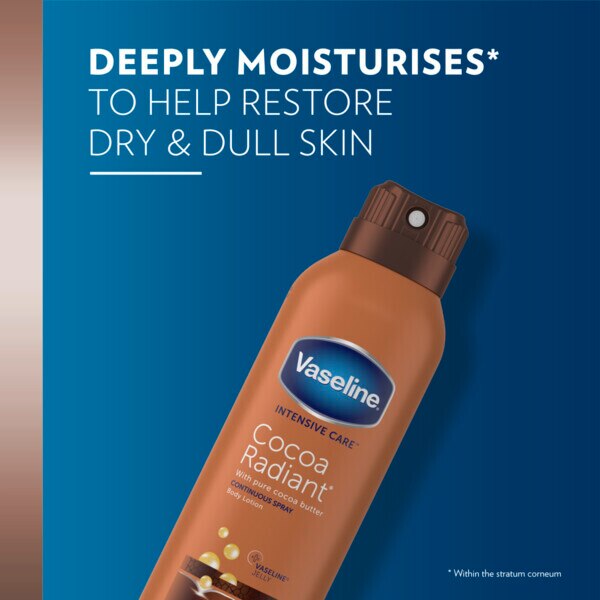 Vaseline Intensive Cocoa Radiant Spray Moisturiser 190ml GOODS Superdrug   