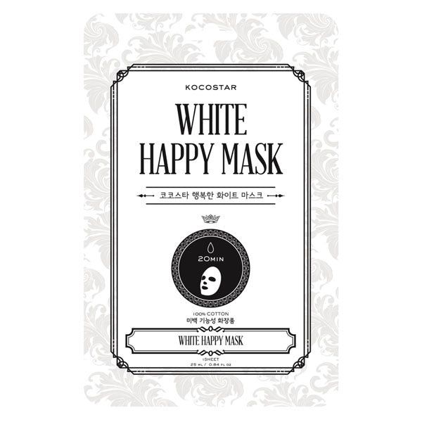 KOCOSTAR White Happy Mask - Pack of 5