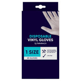 Sainsbury's 20 Disposable Vinyl Gloves 1 Size GOODS Sainsburys   