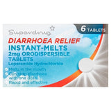 Superdrug Diarrhoea Relief Tablets Instants x6 GOODS Superdrug   